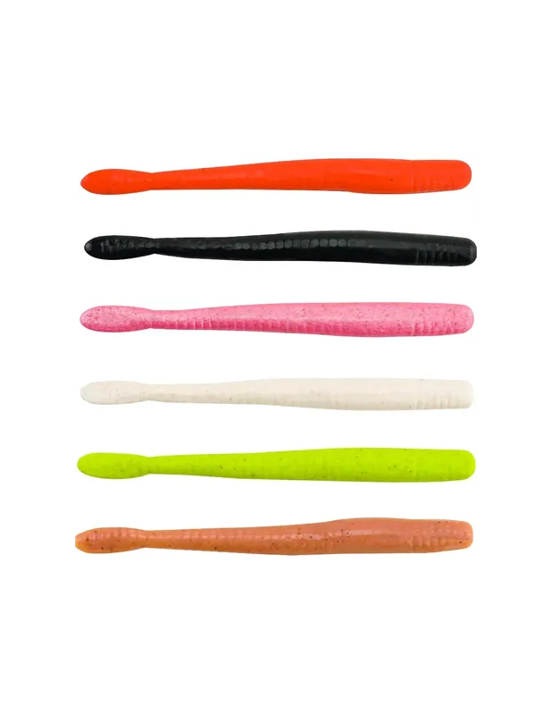 Réduction Gulp Fry Bait Silicone Worm Shape 8.5 cm 10 pcs