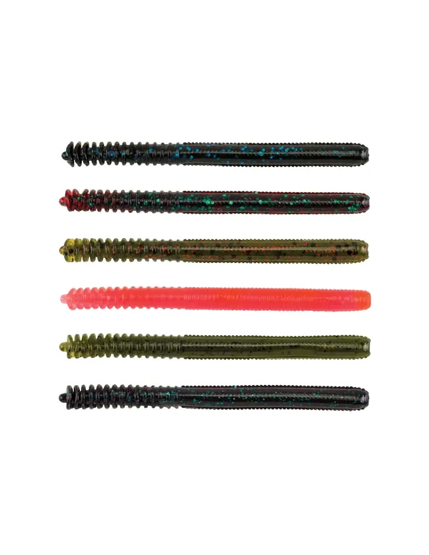 Berkley Lugworm Bait Siliconica pêche à l’achigan noir 10 cm 20 pcs Authentique