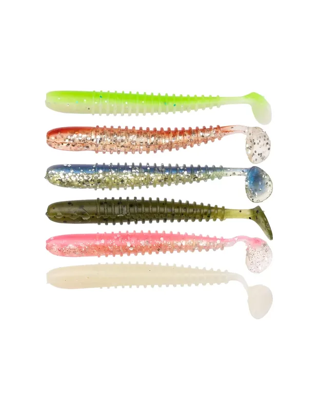 Berkley T-Tail Soft Bait Siliconica Peach Finesse 6 cm 6 pcs Marque