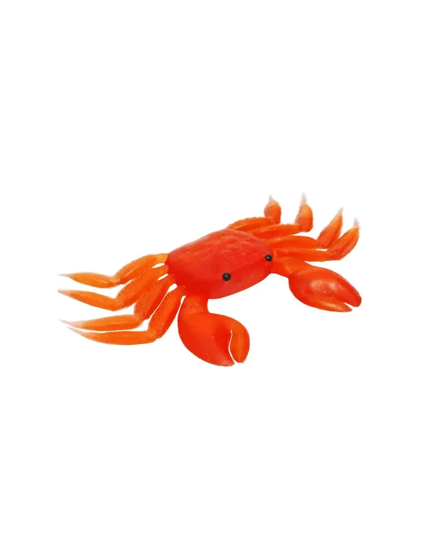Crabe kolpo crabe rouge crabe orange caoutchouc 5 cm Nouveauté