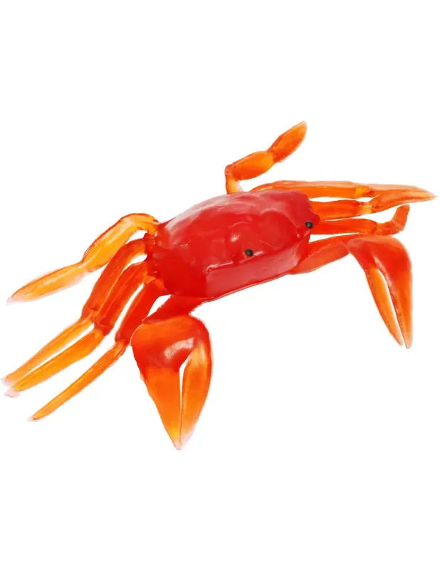 Crabe kolpo crabe rouge crabe orange caoutchouc 8 cm Livraison Gratuite