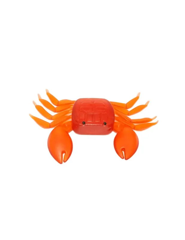 Crabe rouge de Kolpo dans le caoutchouc rouge 8 cm Achat Immédiat