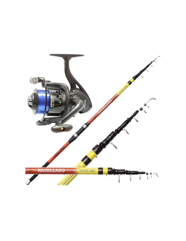 Quantité Limitée Bateau de pêche Kit Carbon Rod 3 mt Reel with Wire
