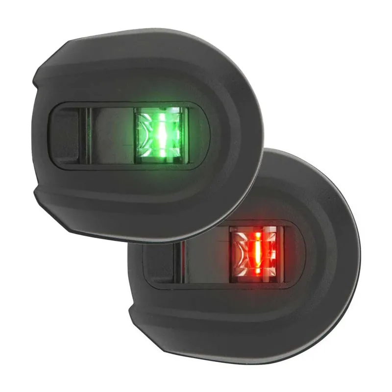 Luzes de navegação ovais – estibordo/porto – verde/vermelho – Fixação vertical Usine Directe
