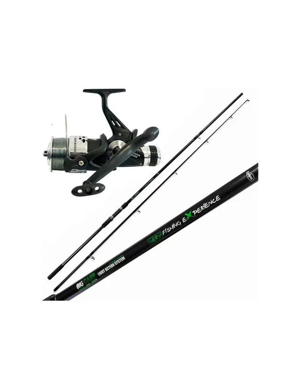Soldes Kolpo Kit Carpfishing Canna Big Carp Reel Impress with Wire
