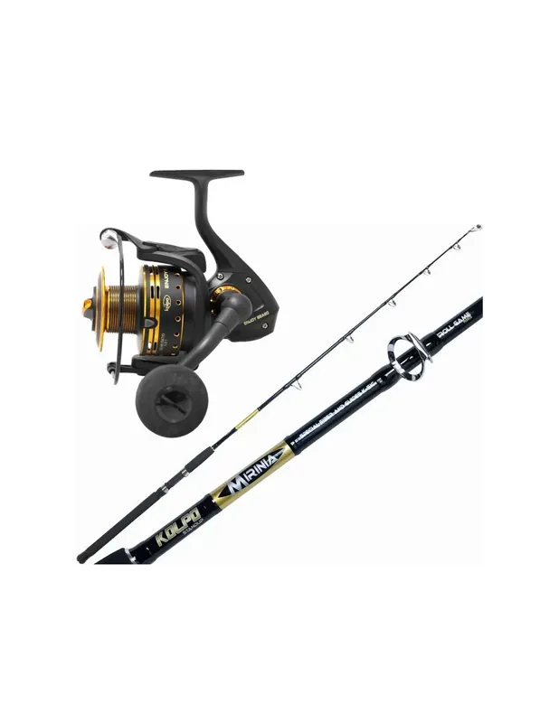 Satisfait Ou Remboursé Kolpo Kit Pêche Bolentino Canna Mirinia Reel Profiter de la mer
