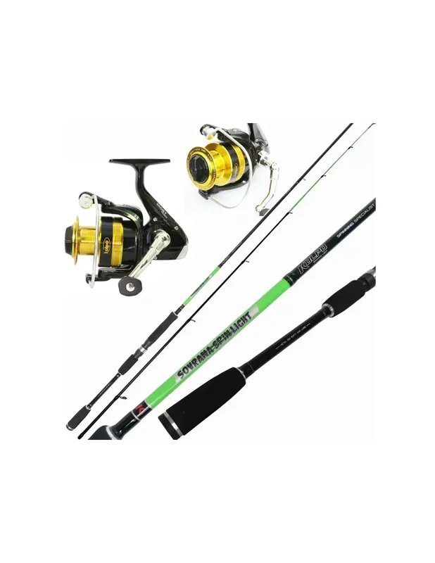 Soldes Kolpo Kit Trout Area Sovereign Barrel Light 2.10 Bobine La plupart des 2500