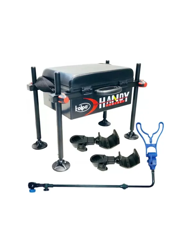 Offre Limitée Banc de pêche à portée de main Kolpo avec repose-bras complet de mangeoire de canne