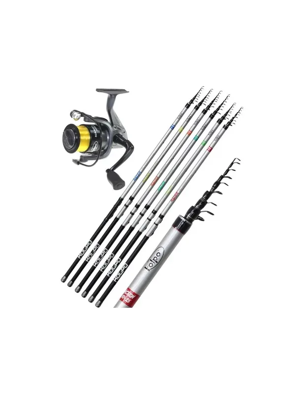 Achetez Aujourd’hui Kit de pêche Trout Lake Fishing Rod Razer 1-4 gr avec Nanga Reel and Wire