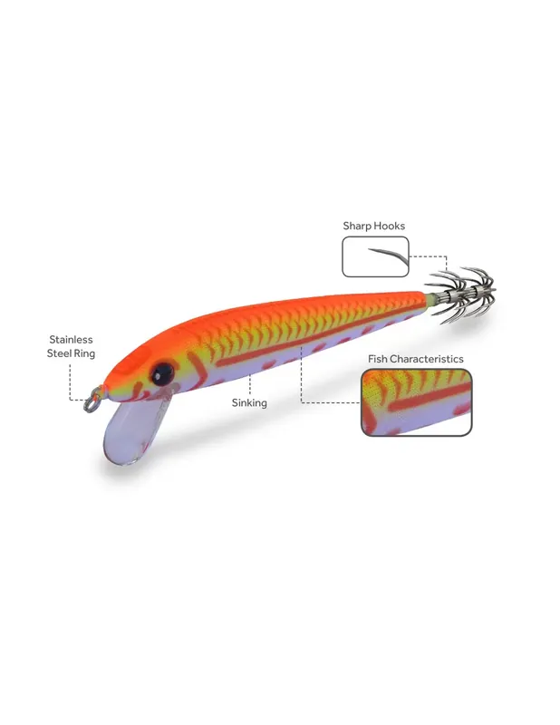 Dtd Trlja Platno Squid de Traina à Squimari 90 mm Vente Flash