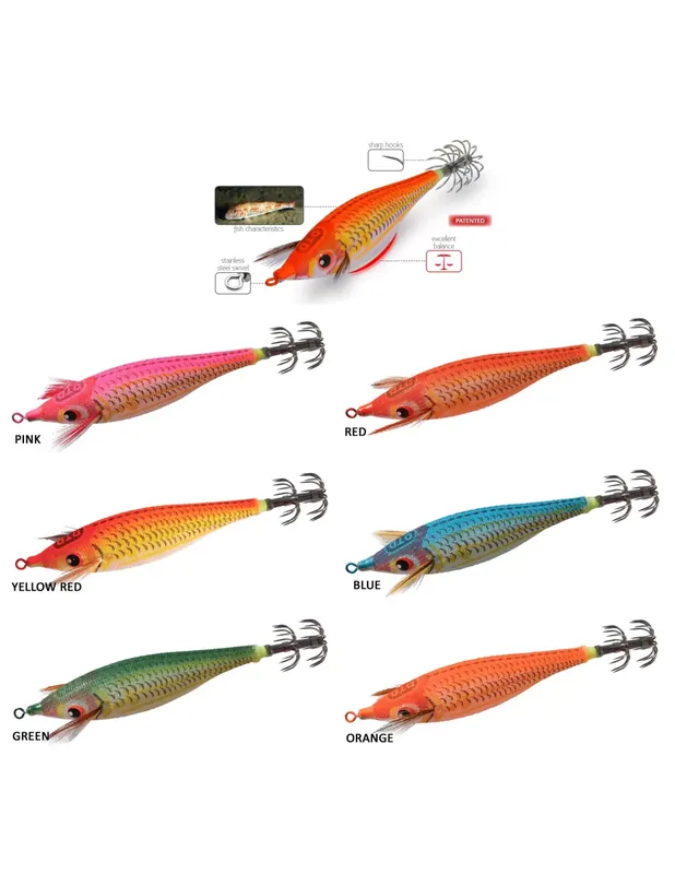 Nouvelle Collection Dtd Trlja Totanara pour la pêche au calmar 1.5