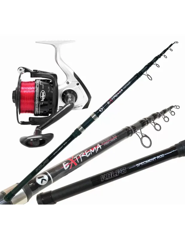 Retour Gratuit Kolpo Kit Combo Pêche Robuste Toute la rivière Sea Lake Pêche