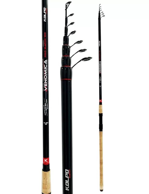 Vente Directe Kolpo Venomica Match Canne à pêche Allrounder Carbone 100g