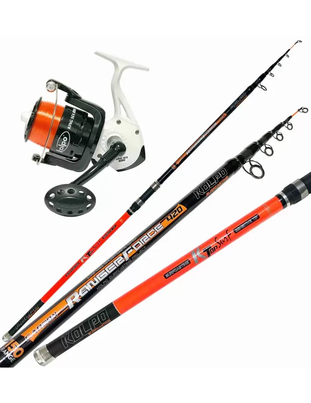 Affaire À Saisir Kolpo Combo Surfcasting Carbon Barrel 4.2 mt Reel 7000