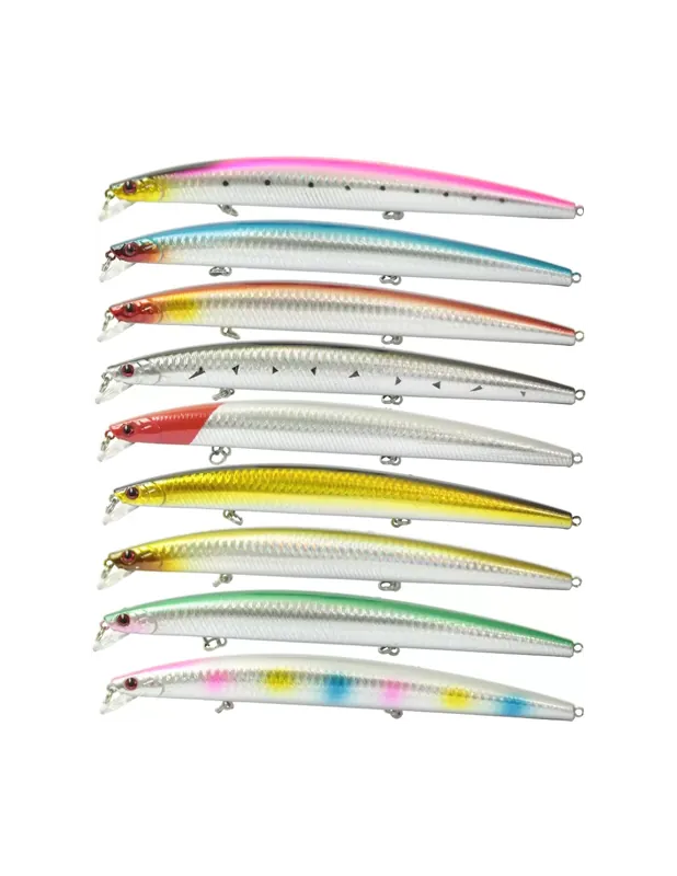 Retour Gratuit Yamashiro Slate Artificial Long Jerk Flottant 18,5 cm 24,5 grammes