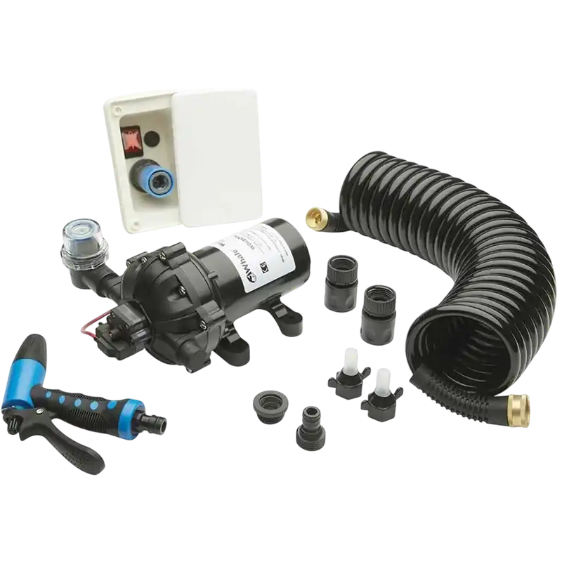 Retour Gratuit Kit completo de lavado de alta presión – 12V – 13 L/min