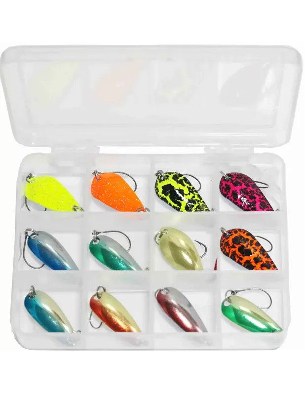 Yamashiro Kit 12 Cuillère 2.5g Pêche de la truite Quantité Limitée