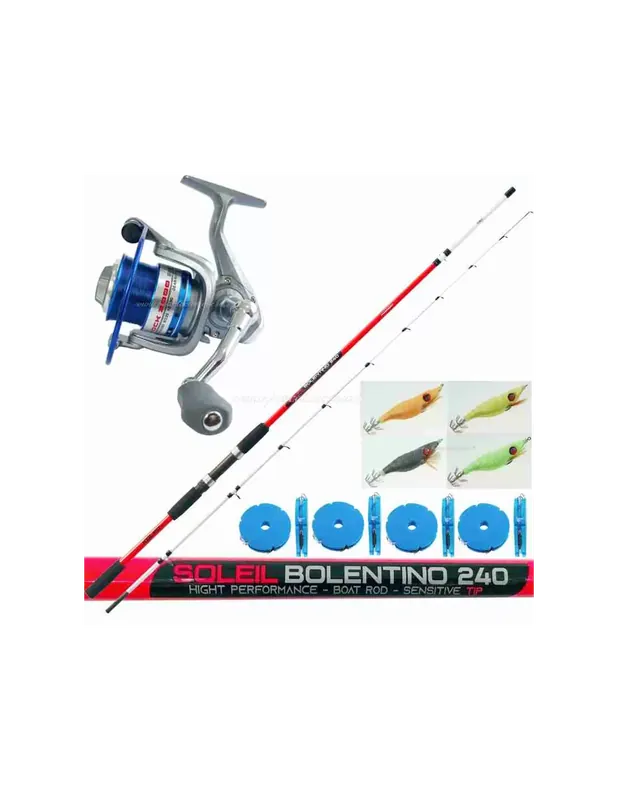 Kit de pêche en bateau Bolentino et Sepia Livraison Gratuite