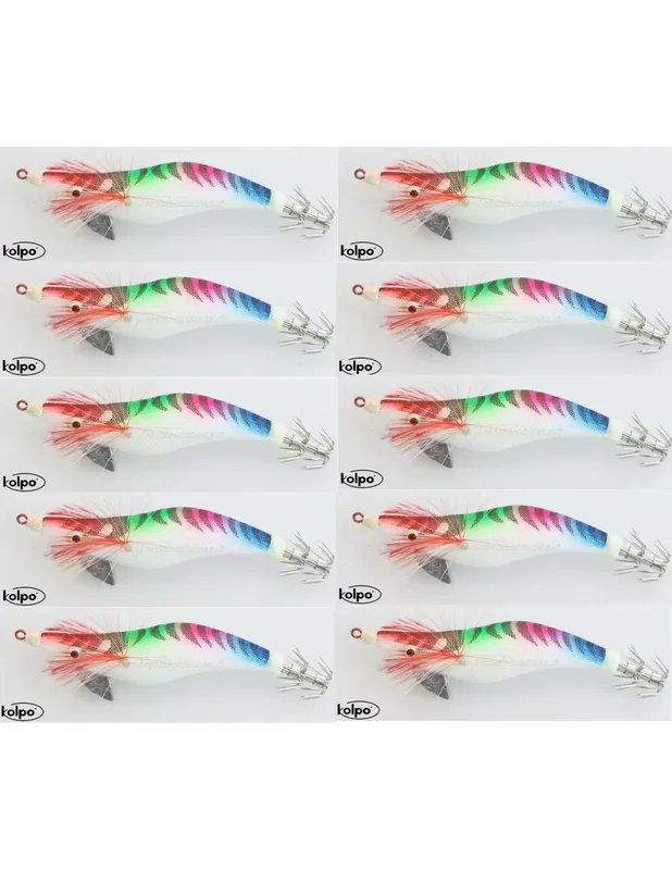 Prix Cassé Egi Fishing Kit 10 pc Totanara Multicolore 2.5