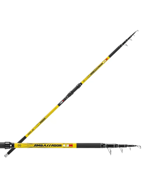 Commande En Gros Sele Ambassador Telescopic Fishing Rod Surf 4.20 Carbone