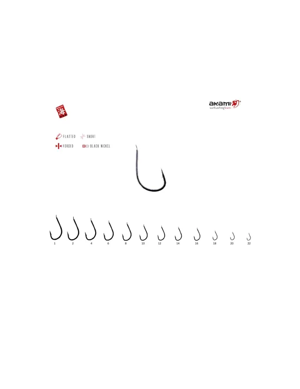 Soldes Akami J&rsquo;aime pêcher 931 Pack 20 crochets