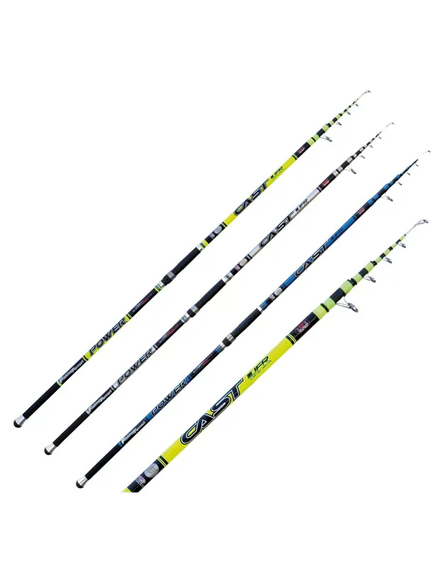Pêche Ferrari Power Cast Canna Surfcasting 6 Sections de carbone Satisfait Ou Remboursé