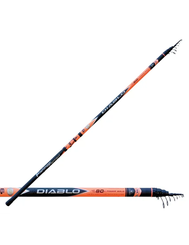 Pêche Ferrari Diablo Pêche Canna Bolognese Super Strong 80 gr Authentique