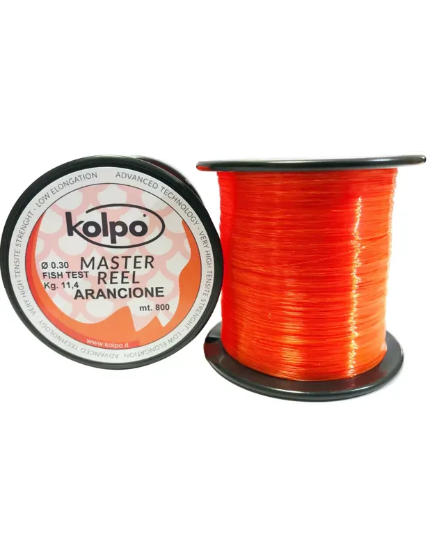 Commande En Gros Kolpo Fishing Wire Master Reel 1900 mt Orange