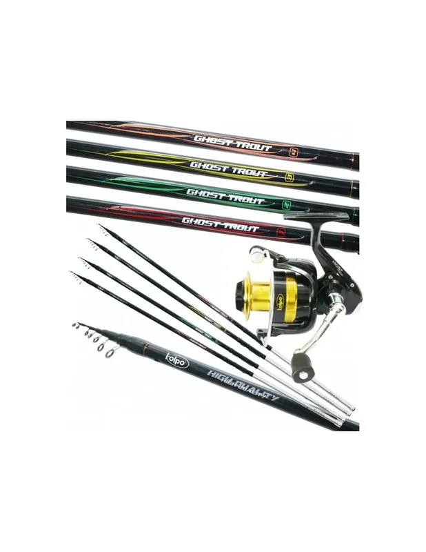 Commande En Gros Kolpo Combo Pêche Trout Lac Top Qualité Reed and Reel