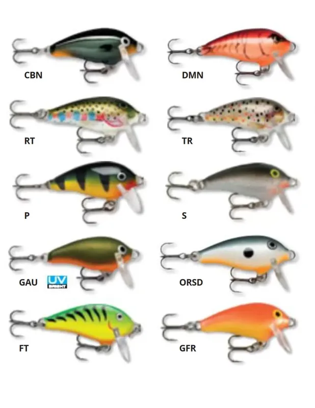 Rapala Mini Fat Rap 3cm 4g Nouvel Arrivage