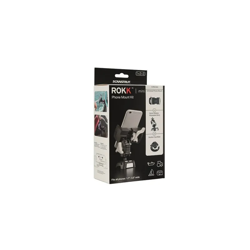 Nouveauté Kit ROKK Mini – Suporte para smartphone para montagem em ventosa