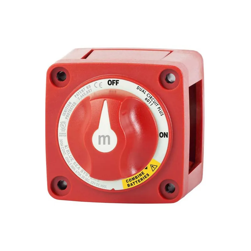 Miniacoplador de batería de doble circuito – 3 posiciones 2 entradas – 300A Usine Directe