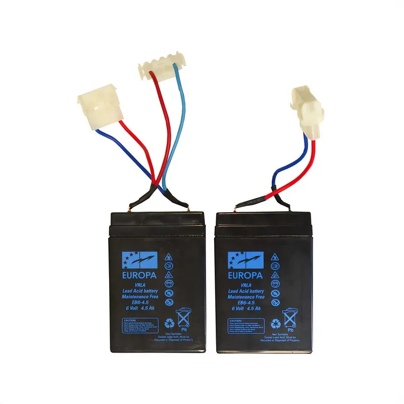 Batterie al piombo 6V / 4,5A (Coppia) Satisfait Ou Remboursé