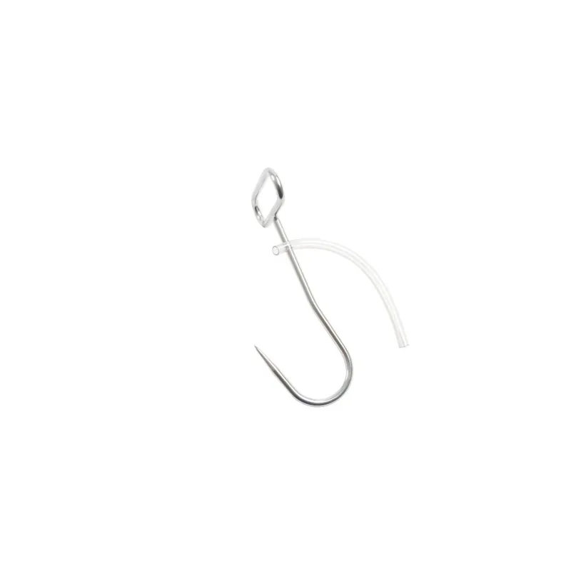 Quantité Limitée Gancho manut de acero inoxidable, abertura 11 cm