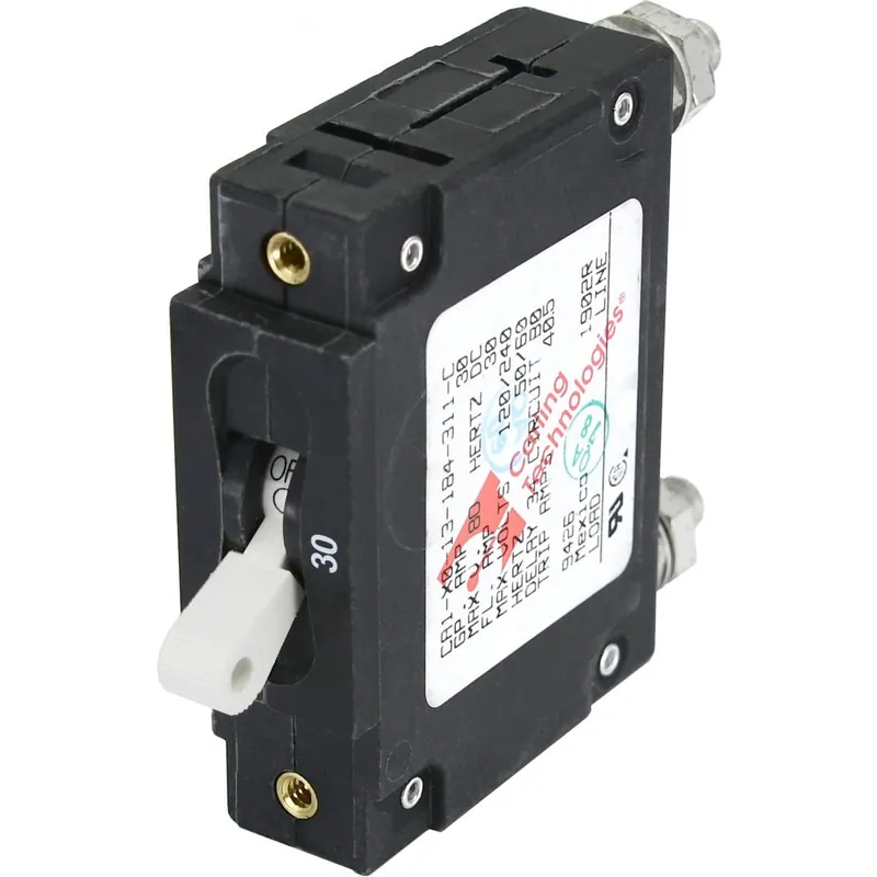 Circuit breaker series A Double pole Toggle 30A Black (bulk) Offre Limitée